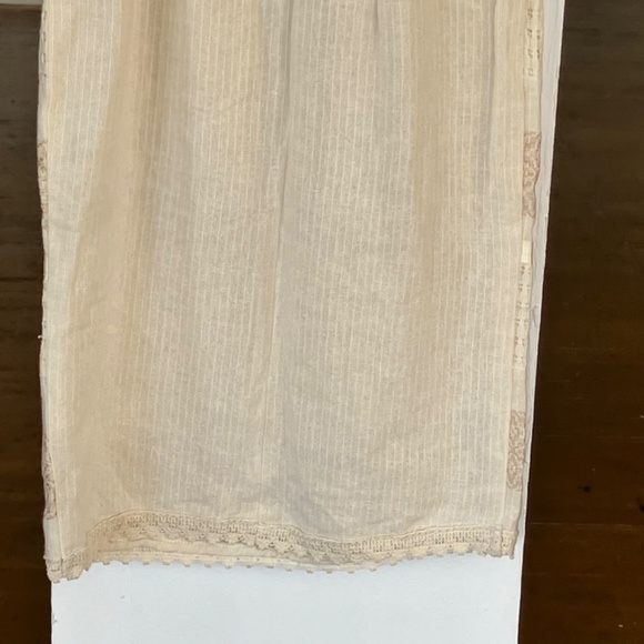 Cream Vintage embroidered mexican sheath dress - Picture 7 of 9